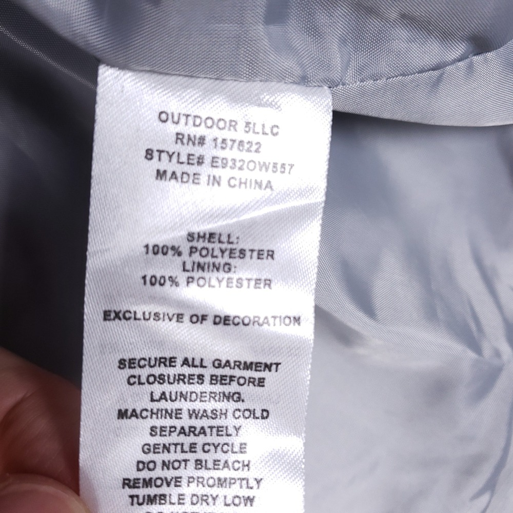 Eddie Bauer 3-in-1 Windbreaker Jacket Youth L 14/16 Removable Fleece Liner Gray - Picture 7 of 11